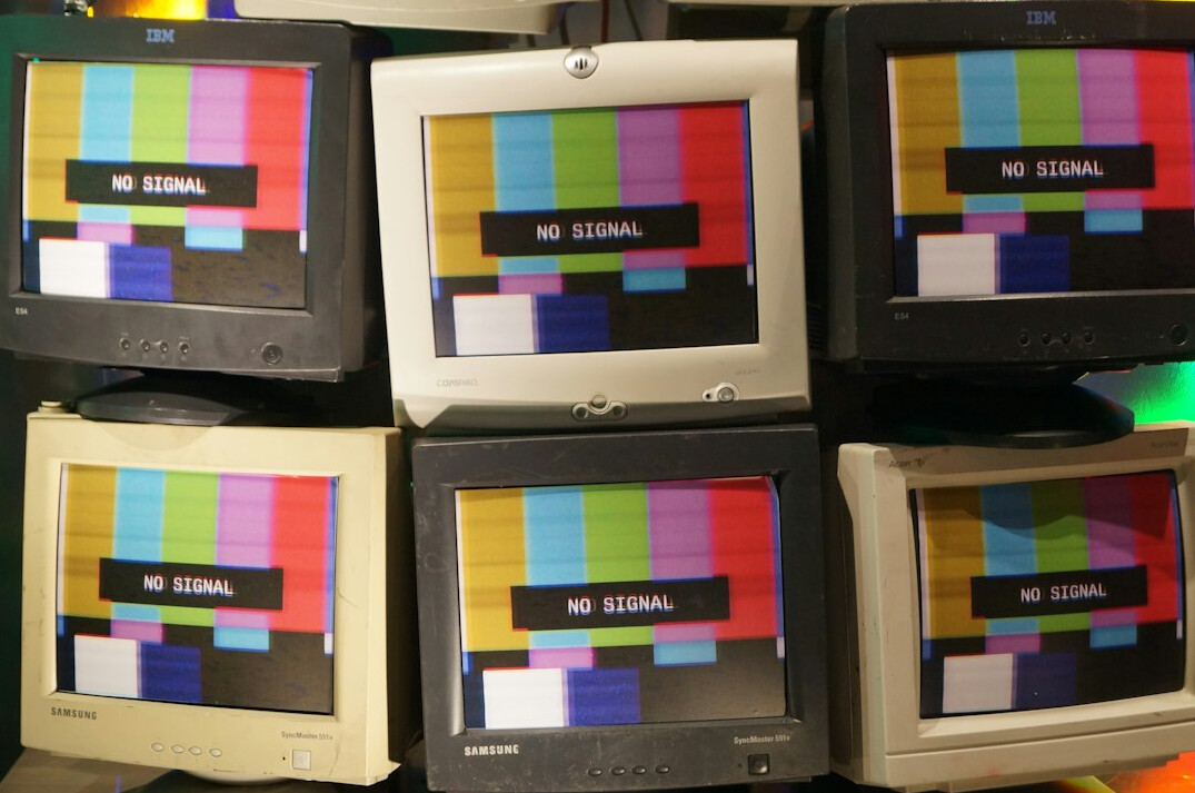 group watching classic tv